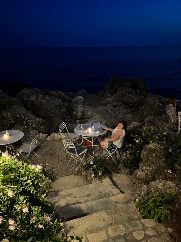 Dinner on the beach