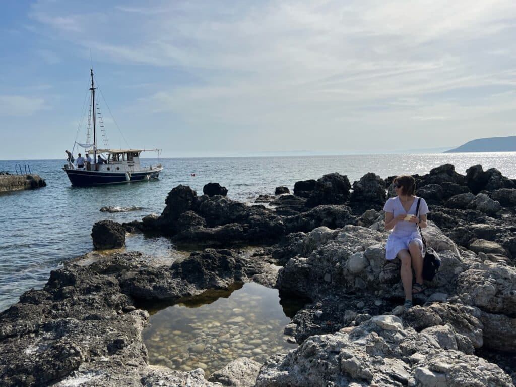 ice cream by the sea