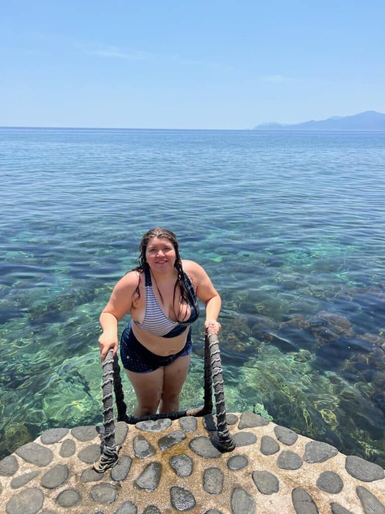 Swimming in the Aegean Sea