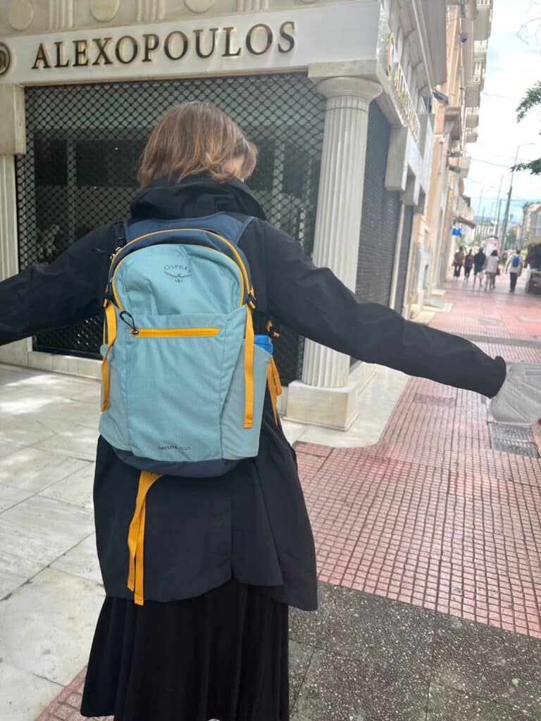 Anna got her backpack
